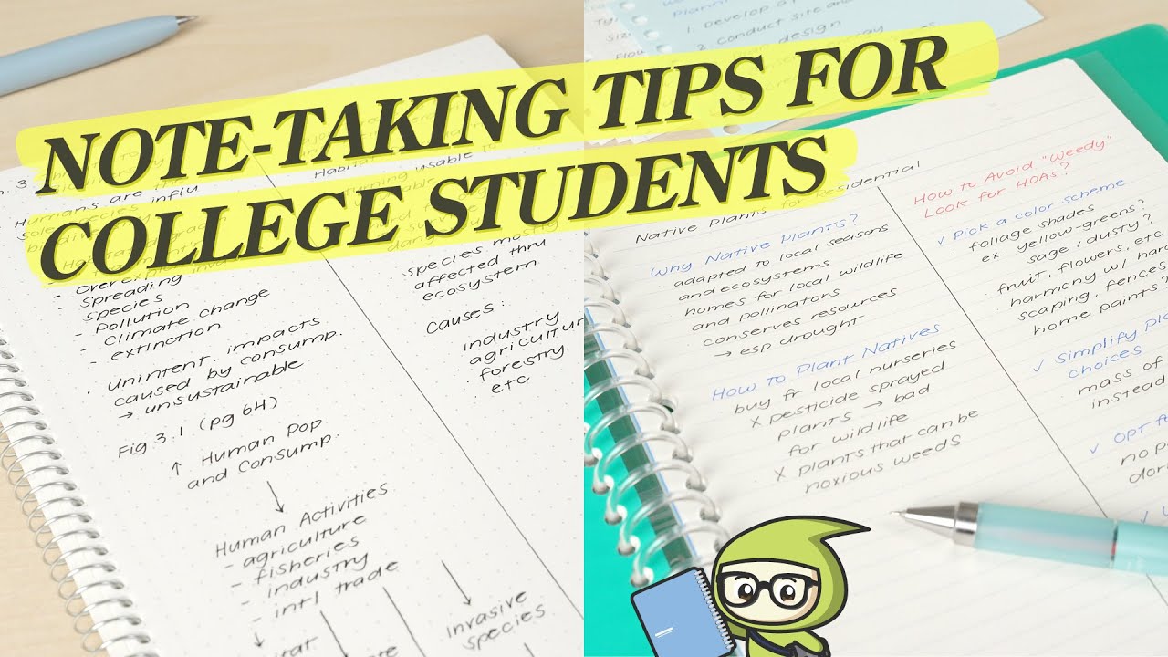 A Comprehensive Guide to Note-Taking in College - College Fashion