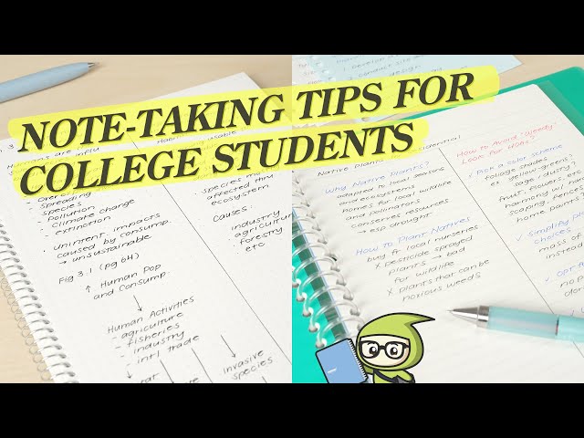 College Note Taking Tips - Living the Gray Life