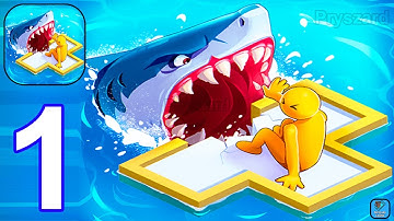 Raft Defense Crazy War 3D - Gameplay Walkthrough Part 1 Raft Army War Commander (Android, iOS)