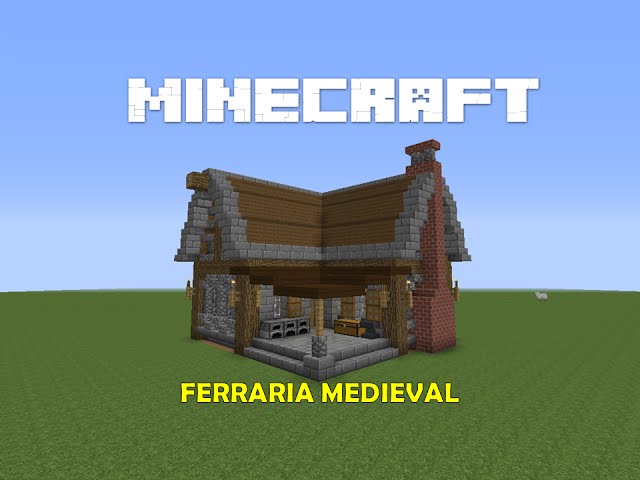 🏡 Minecraft Tutorial, Como Construir uma Casa de Ferreiro Medieval