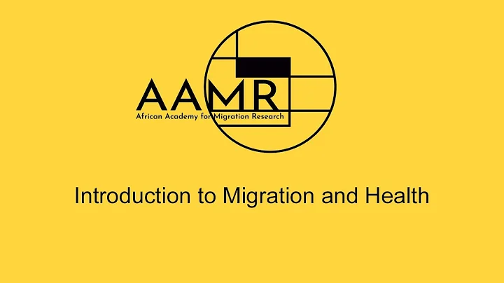 Introductory lecture: Migration and Health