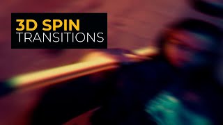 3D Spin Transitions Premiere Pro Presets