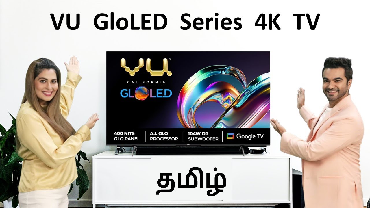VU GloQLED Series 4K QLED TV Review தமிழ் | best 4k tv in india tamil