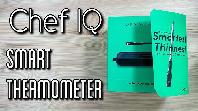 Chef iQ Smart Thermometer Add-on Probe No. 2 - Bluetooth/WiFi Enabled,  Allows Monitoring of Two Foods at Once, for Grill, Oven, Smoker, Air Fryer