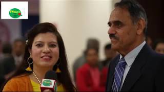 Veteran cricketer and reputed leg spinner shri b.s. chandrasekhar
meets jasleen khanuja of yo india tv at the university silicon andhra
in an event organi...