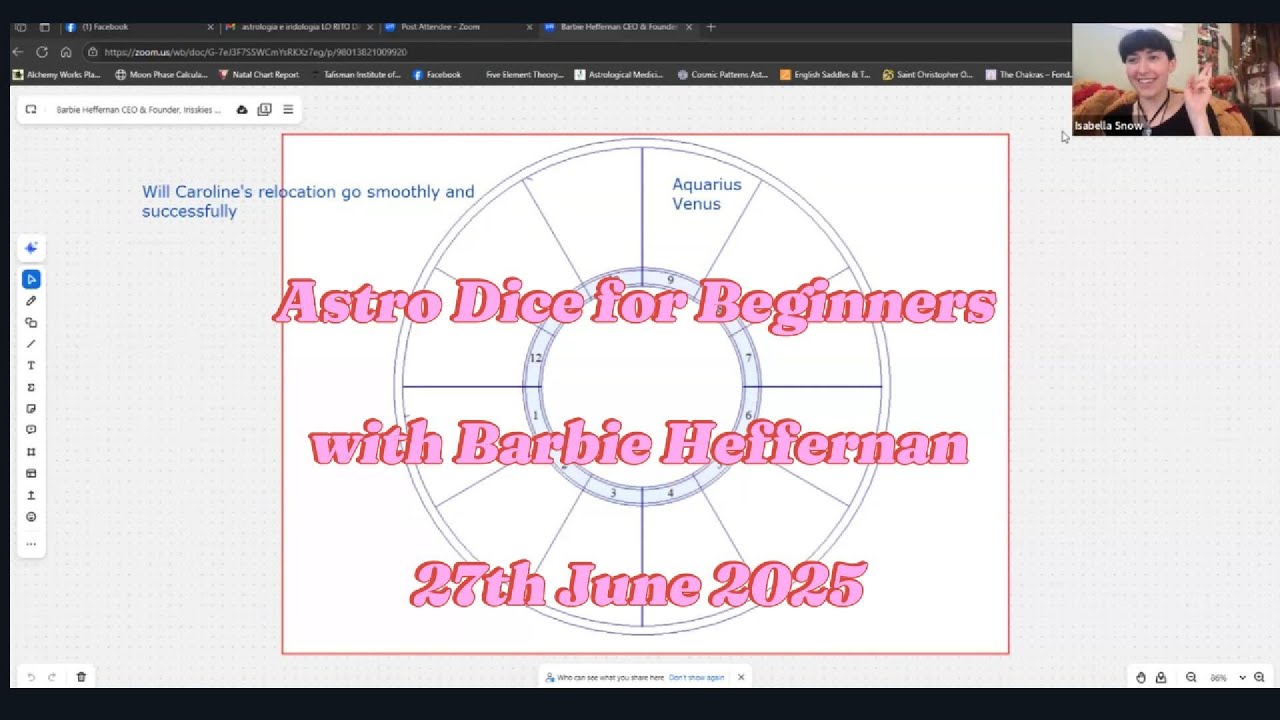Astro Dice  with Barbie Pagliarini-Heffernan - 27 June 2025