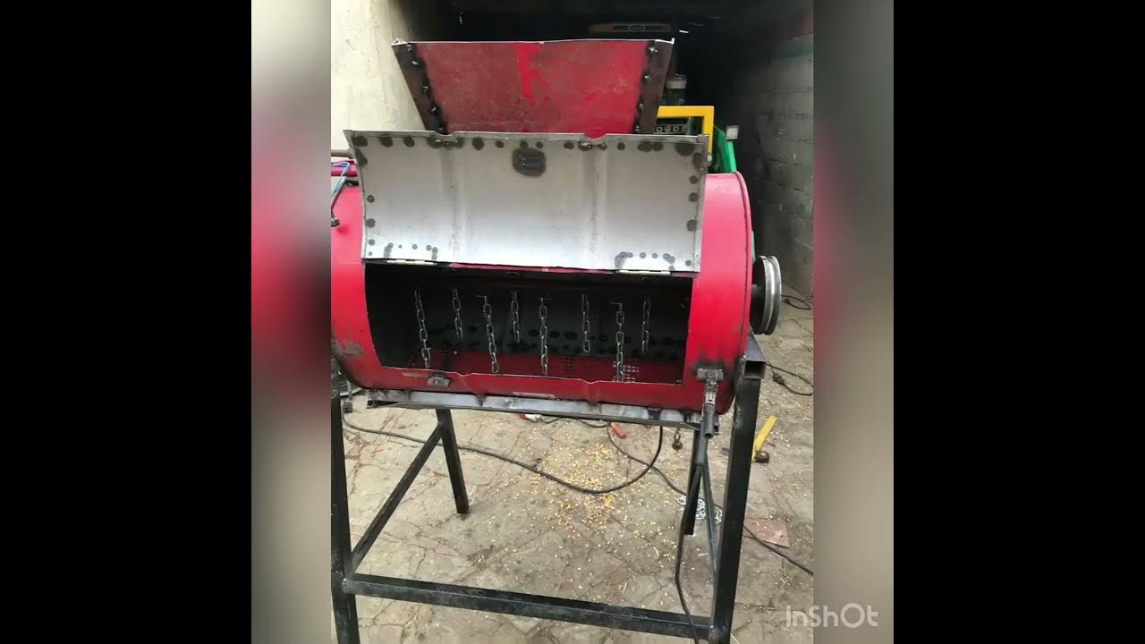 Homemade corn sheller YouTube
