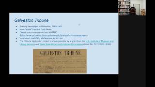 Searching the Galveston Tribune 2022