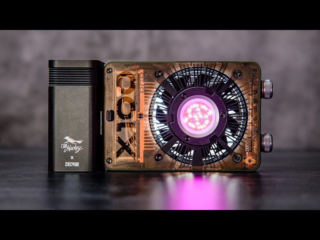 New ZHIYUN MOLUS X100 RGB - Portable, Powerful and Cool - YouTube