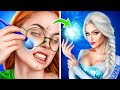 Frozen Extreme Makeover in Hospital! ELSA is a Doctor! How to Become Mermaid!