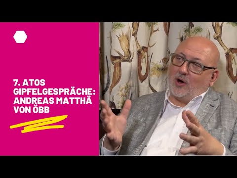7. Atos Gipfelgespräche: Andreas Matthä von ÖBB im brutkasten Talk