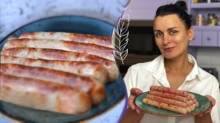 Homemade Сhicken Sausages 🌭with cheese by Liza Glinskaya😋