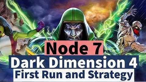 Dark Dimension 4: Node 7 - One Shot First Attempt! | DD4 Guide | Marvel Strike Force - Free to Play