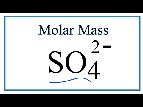 Video: Jaká je molární hmotnost KAl so4 2 * 12h2o?