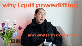why I quit powerlifting (my new training split)