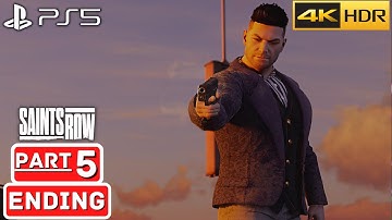 SAINTS ROW Gameplay Walkthrough Part 5 Ending [4K 60FPS HDR PS5] - FULL GAME No Commentary