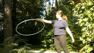 Обучалка: двойная вертушка вокруг руки | Double hand spin hooping tutorial Обучалка: двойная вертушка вокруг руки | Double hand spin hooping tutorial