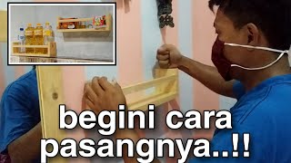 Membuat Rak Dinding Gantung Dari Kayu Bekas Palet