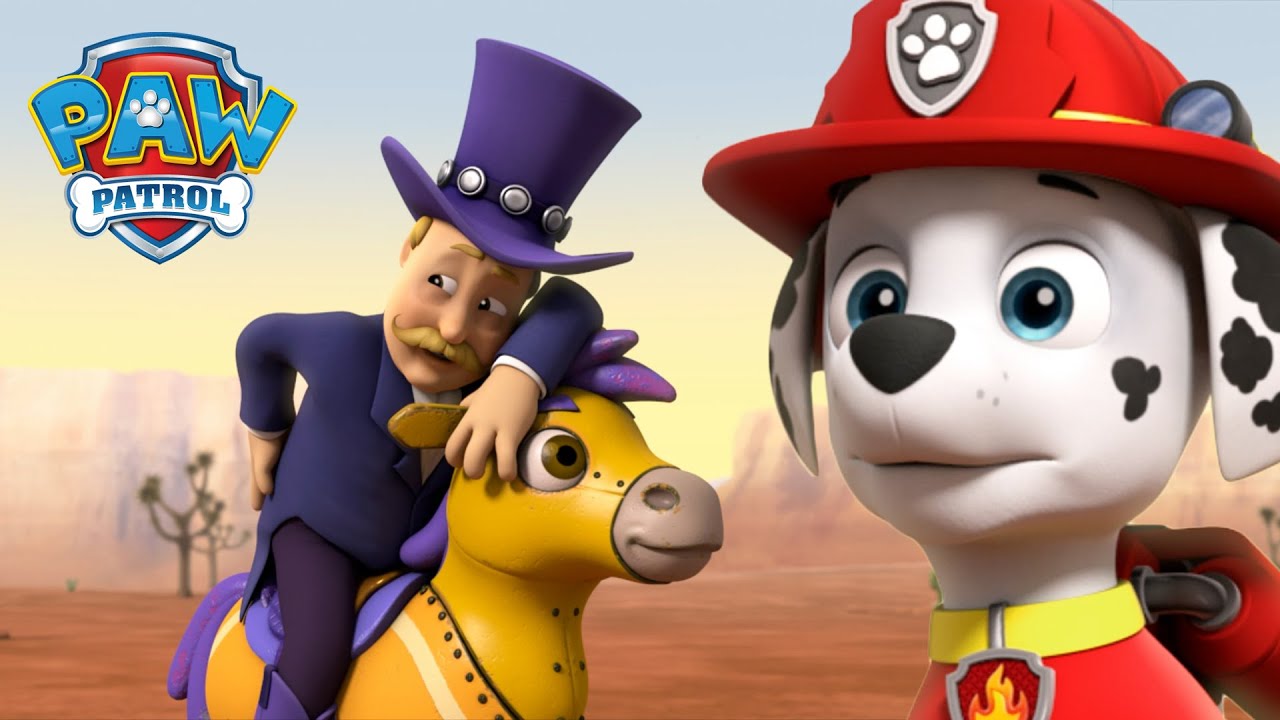 PAW Patrol räddar Humdinger från rodeon! - PAW Patrol På Svenska Tecknad film för barn