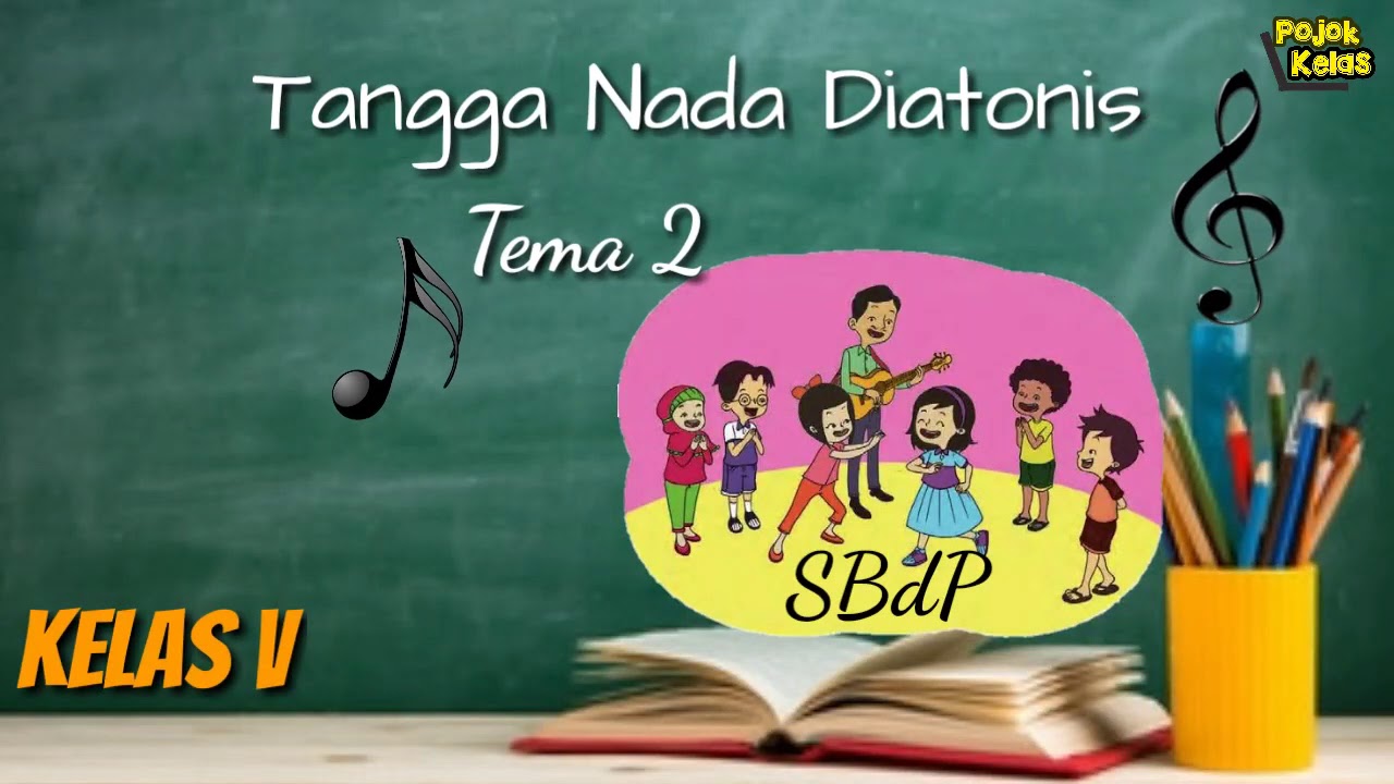 Tangga nada diatonis SBdP Kelas 5 SD Tema 2 Subtema 1 ...