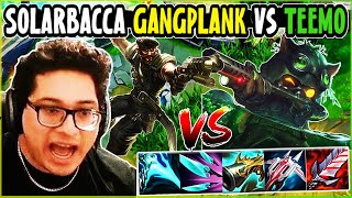 SOLARBACCA Gangplank Vs Teemo Top - NA Grandmaster - Patch 14.9