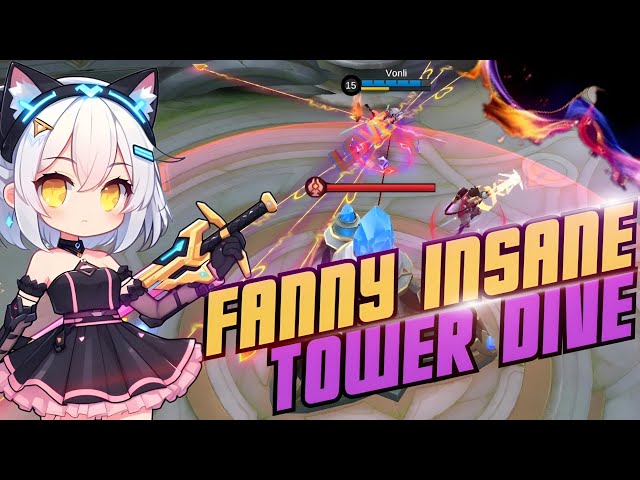 FANNY INSANE TOWER DIVE !! THEY THOUGHT I WAS CHEATING 😂 | MLBB class=