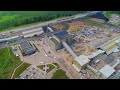 Site For Industrial Building Stock Video