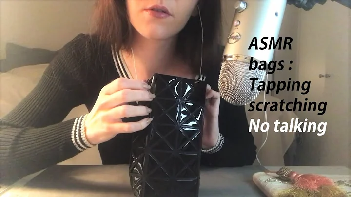 ASMR relaxing bags demonstration | scratching, clicky fabric, tapping  sounds | no talking