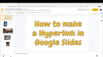 How to Make a Hyperlink in Google Slides | How to Link Text, Images, and Shapes
