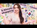 Kbeauty shopping at olive young shop with me in korea korean beauty recommendations