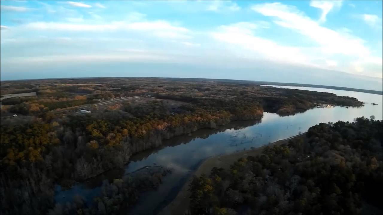 High above Cotton Hill campground drone video YouTube