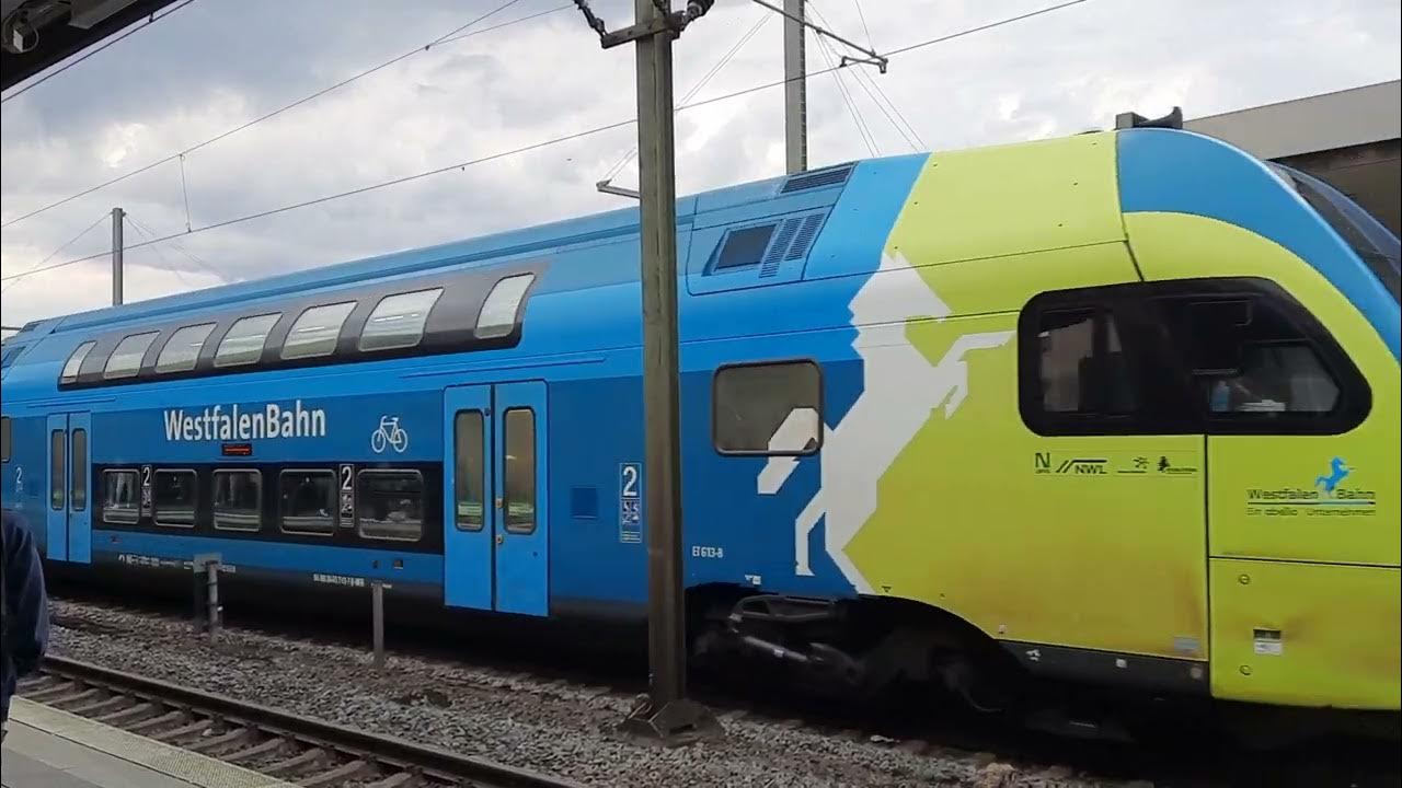 Zug Abfahrt in Bielefeld Hauptbahnhof YouTube