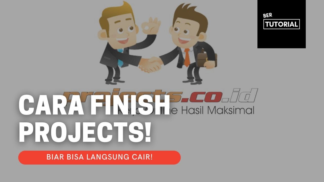 Menyelesaikan project dan mencairkan bayaran di Projects.co.id