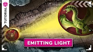 Emitting Light from Tokens with Dynamic Lighting | Roll20 Tutorial