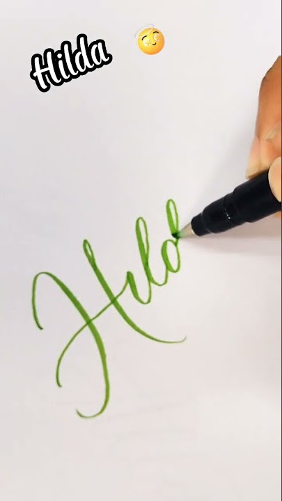Hilda #handlettering #short #shorts