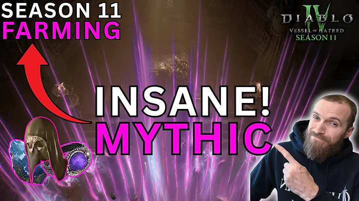Most INSANE Mythic Farm Yet In Diablo 4 Season 11!