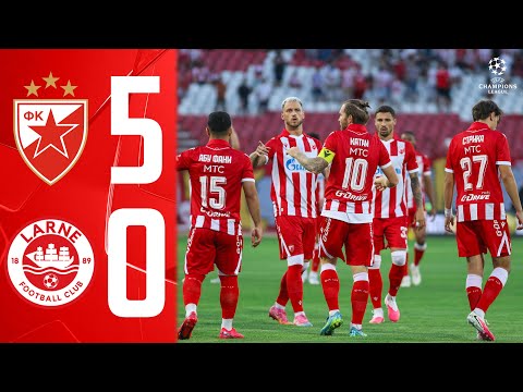 FK Crvena zvezda 5–0 Larne FC