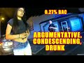 Bodycam DUI Arrest - Argumentative, Condescending, Drunk Woman is Arrested for DUI