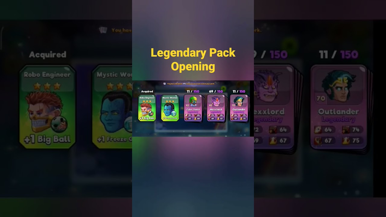 Legendary Pack Opening | Head Ball 2