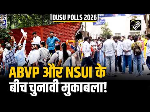 Voting Begins for DUSU Polls 2026 at DU North Campus in Delhi, Election Battle Heats Up Between A...