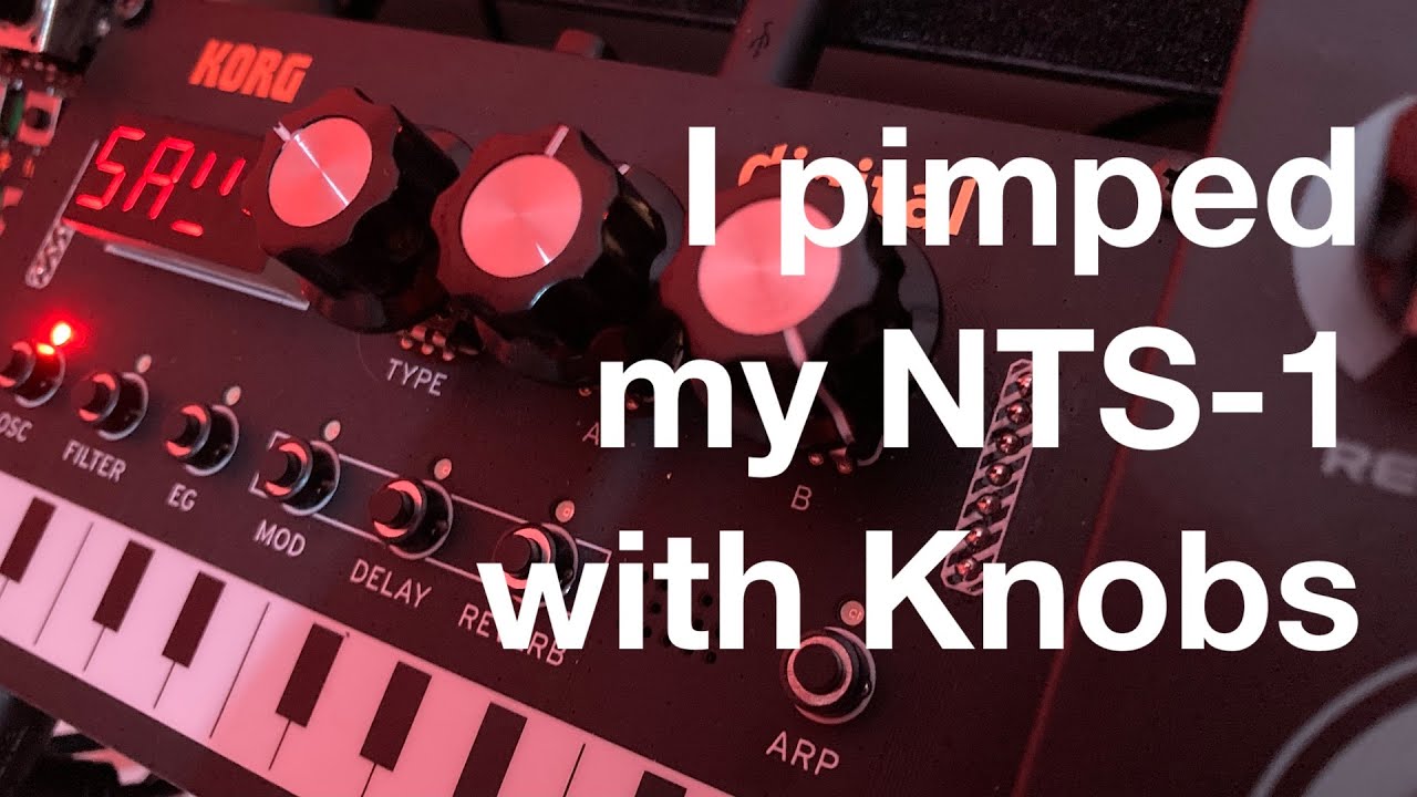 I pimped my Korg NTS-1 and SQ-1 with custom knobs and it improved