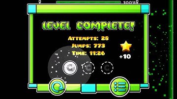 X (Easy Demon) by TriAxis | Geometry Dash