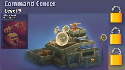 Guns Up Mobile(Unlocked Command Center Lvl 9,18 days to upgrade Outpost Lvl9 to level up Structures)