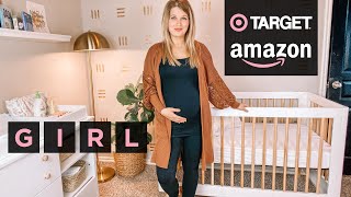 Baby Girl's Nursery Reveal! Target \& Amazon Baby Haul 2020