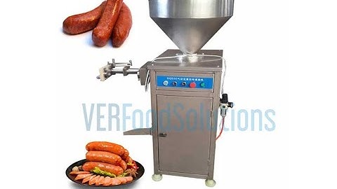 VER Automatic Pneumatic Quantitative Sausage Filling Twisting Knotting Machine