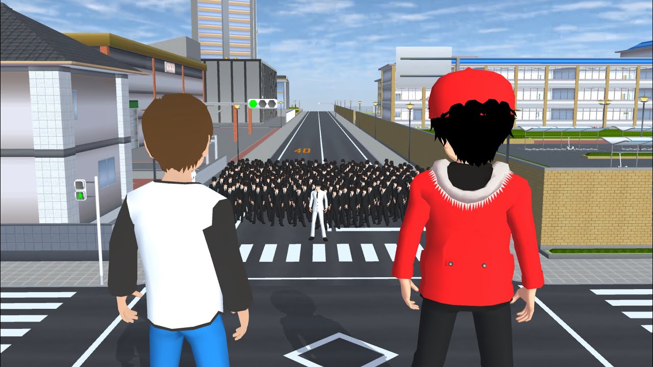 Ratusan Mafia Koban Serang Kota Sakura Boboiboy Ngamuk Jadi Titan! Yuta Dan Boboiboy Vs 300 Mafia!