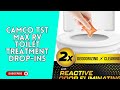 Camco TST MAX RV Toilet Treatment Drop-Ins – Orange, 30-Pack
