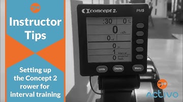 Instructor Tips │How to Set up the Concept 2 Rowing Machine for Interval Training
