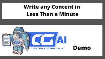 Content Gorilla AI Review | Demo | MUST WATCH BEFORE BUY