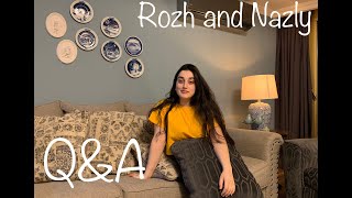 Nazly answering your Questions (Kurdish Vlog)(Q&A)(Rozh and Nazly)